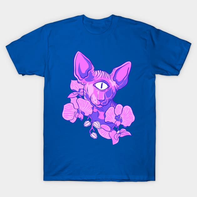 Pink Field of Cyclops T-Shirt by Spazzy Newton